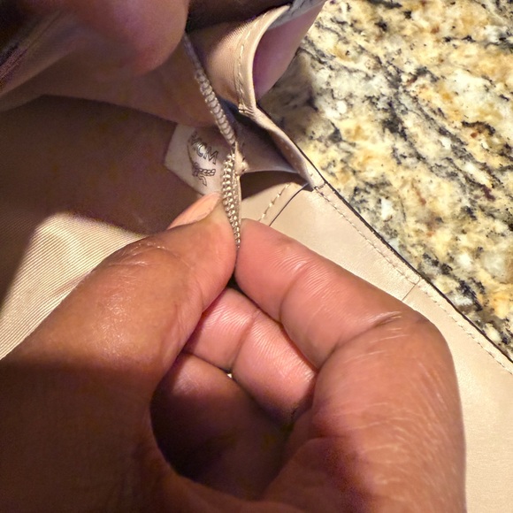 MCM Navy Blue Long Trifold Wallet - Picture 11 of 11